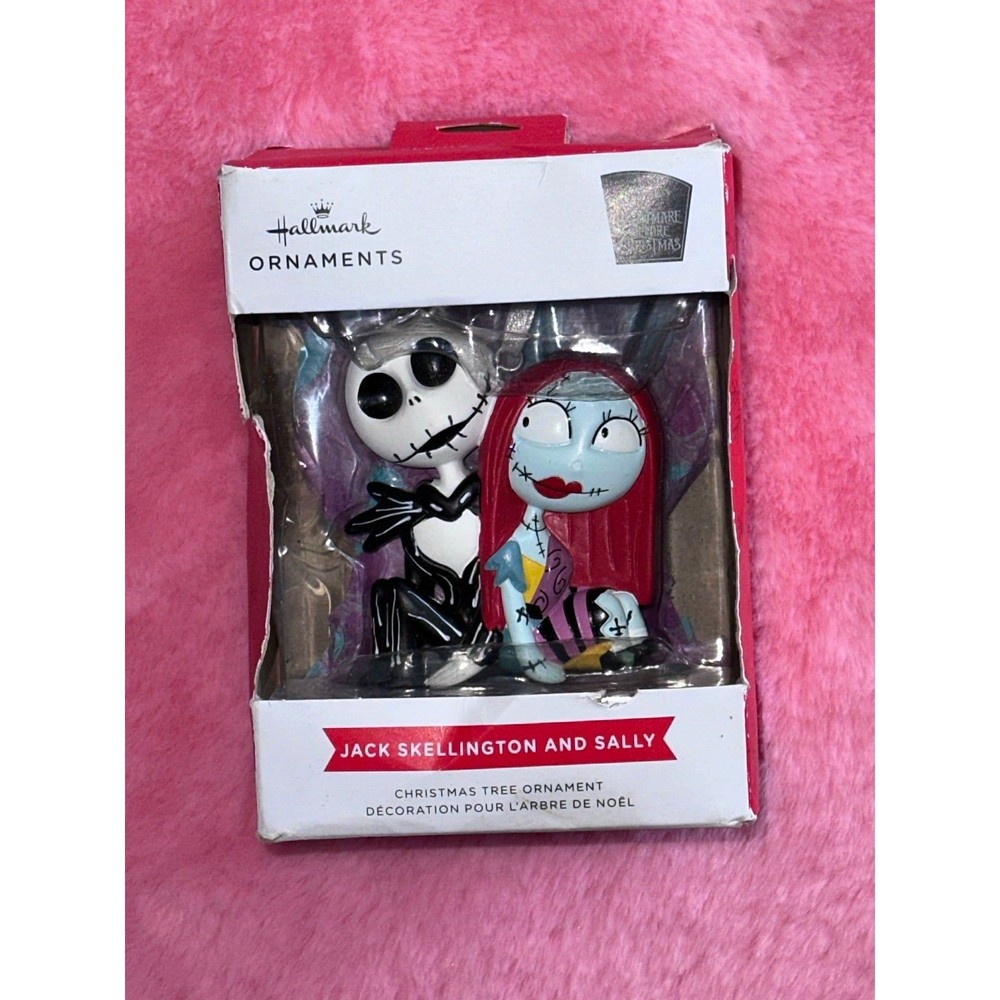 Christmas Ornament Jack Sally Nightmare Before Christmas Xmas